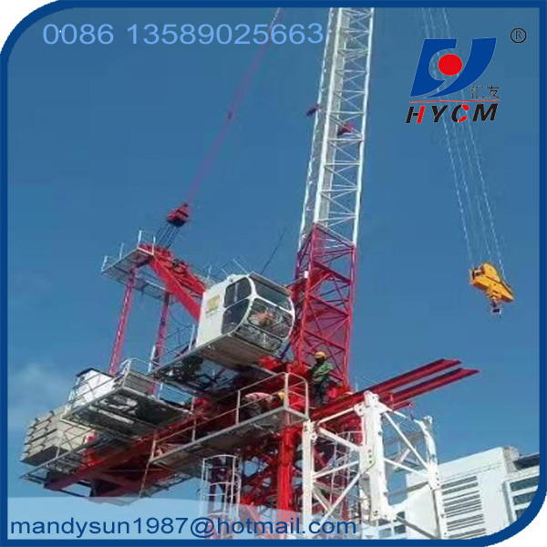 Quality D5030 Luffing Jib 50m Jib Length Tower Crane with 2*2*3m Split Mast Section wholesale