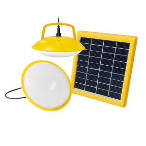 3W Home Solar System Kits 2 Rooms Portable Solar Panel Kit With UFO LED Bulb