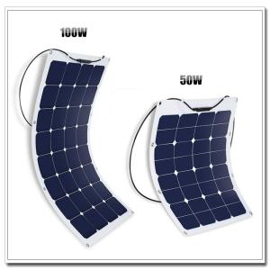 Yatch / Camping Use 12 Volt RV flexible Solar Panels 32 PCS With Cable MC4