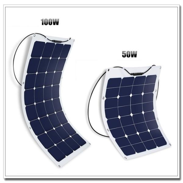 Yatch / Camping Use 12 Volt RV flexible Solar Panels 32 PCS With Cable MC4