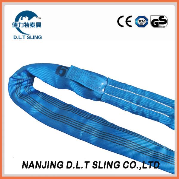 round sling ,WLL 8000KG , According to EN1492-2 Standard, Safety factor 7:1 , CE