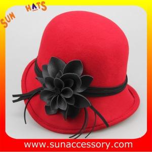 0402 Sunny hats unique wool felt hats for ladies ,Shopping online hats and caps