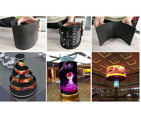 Quality Slimmer & Lighter Bendable Led Screen / Irregular Led Screen No Cabinet wholesale