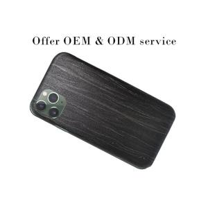 Lightweight Black Ice Engraved iPhone 11 Pro Max Wood Case