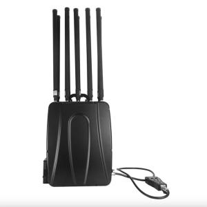 10 Channel Man Pack Drone Jammer Backpack 16dbi Antenna 360°1.5km RF Range