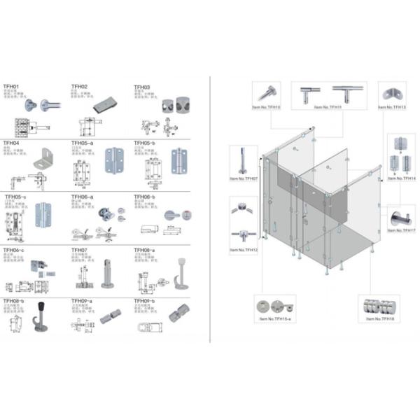 Toilet Stainless Steel Letter A B C D Code House Big Modern Outdoor SS Push Door Sign Plate