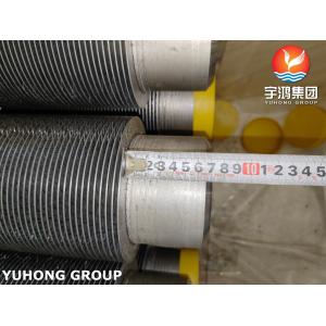 ASTM A376 TP347H Stainless Steel Solid HF Welding Fin Tube For Convection Coil
