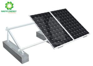 Cheap Simple Design Flat Roof Mounting Bracket Solar Panel Professional Solution PV Structure for sale