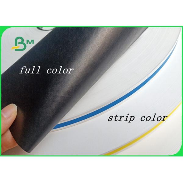 Color print Straw Paper Width 15 - 600mm waterproof 60gsm FDA color printing straw paper for drinking