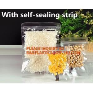 Reusable Leakproof Print Zip Lock Sandwich Bag, Fat bottom bag With Zip lock