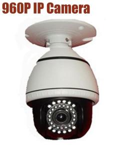 China HD 960P 1.3 Megapixels IP Camera 10X Zoom lens Auto Tracking Mini PTZ Dome Camera on sale