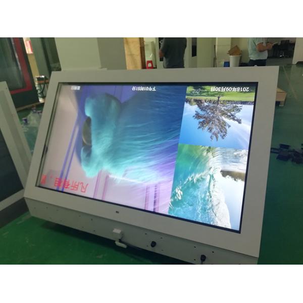 Smart Electronic 65 Inch Shopping Center Advertising Kiosk Standalone Totem Lcd Outdoor Digital Signage Enclosure