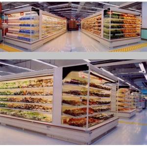 Circle Multideck Open Chiller Cooler Cabinet Copeland Compressor