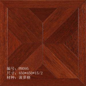 White Oak Parquet Tiles Engineered Wood Flooring Customized Design