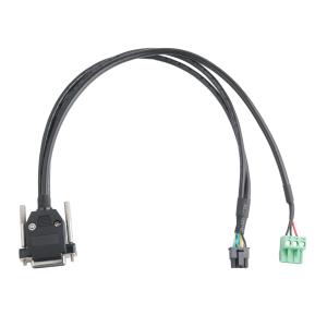 Customized Industrial Cable Connectors DB-15P Female To HSG 43025-0800 Pitch 3