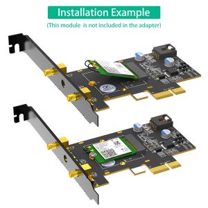 M.2 Key A to PCIe X1 Adpater The Perfect Solution for Faster WiFi Speeds