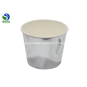 Golden Double Wall Disposable Paper Soup Bowls 32oz Custom Printed Hot Food Use