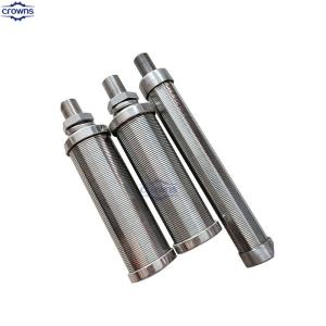 Cheap Johnson Wedge Wire Continuous Slot Filter Tube SS304 wedge wire screen Johnson filter strainer drum for sale