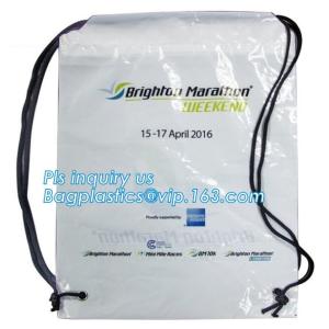 Biodegradable Waterproof Travel Drawstring Bag Shoe Laundry Underwear Makeup