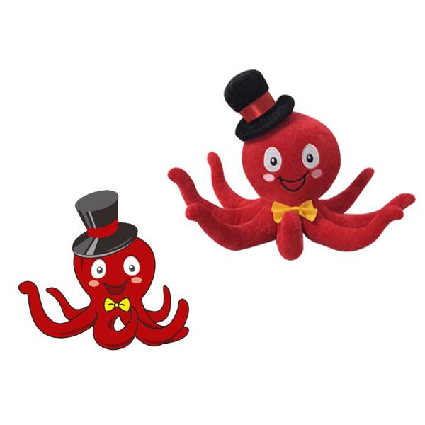 3D PP Cotton Filling Plush Enterprise Mascot Gifts