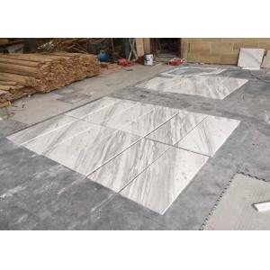 Smooth Surface Natural Marble Tile 80 - 90 Polished Degree High Hardness