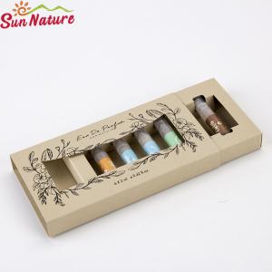 Perfume Oil Roller 2ml Package Tester Kraft Perfume Boxes With Window