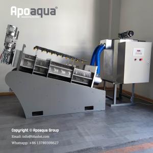 Hospital Sludge Multi Disc Screw Press by Apoaqua