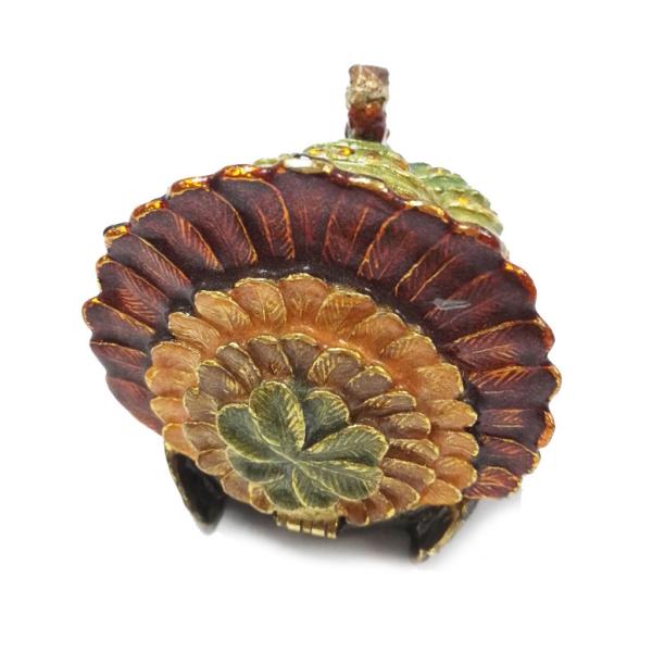 Fashion Pewter Rhinstone Enamel Bird Trinket Jewelry Box Metal Alloy Bird Trinket Jewelry Box