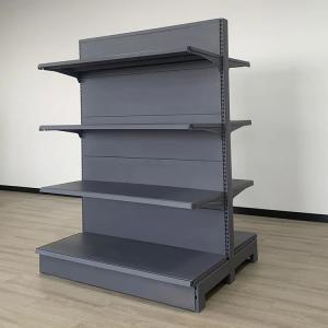 Factory Custom gondola shelving double-sided big shelves shop