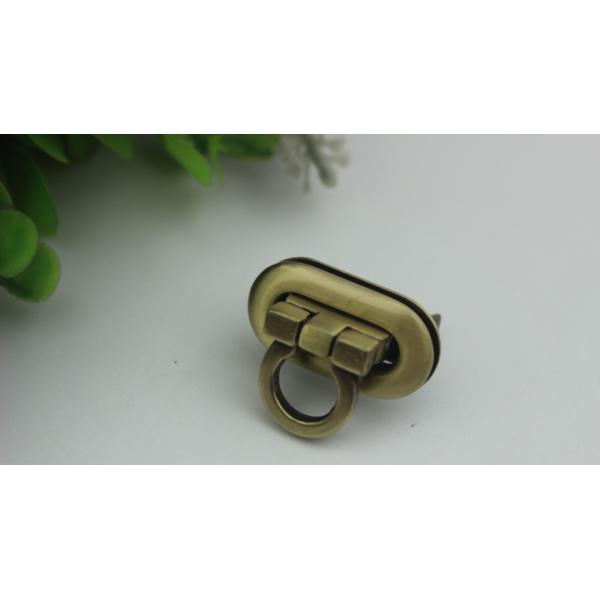 Lady handbag zinc alloy gunmetal color high quality metal twist locks