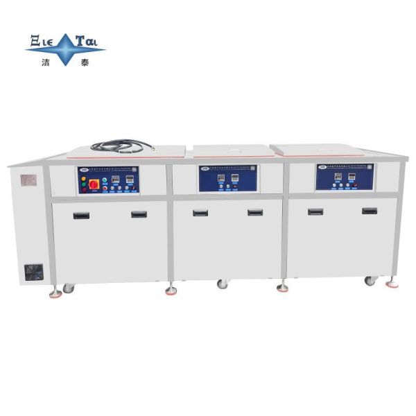 Triple Tank Ultrasonic Cleaning + Filtration + Rinsing + Drying Series -