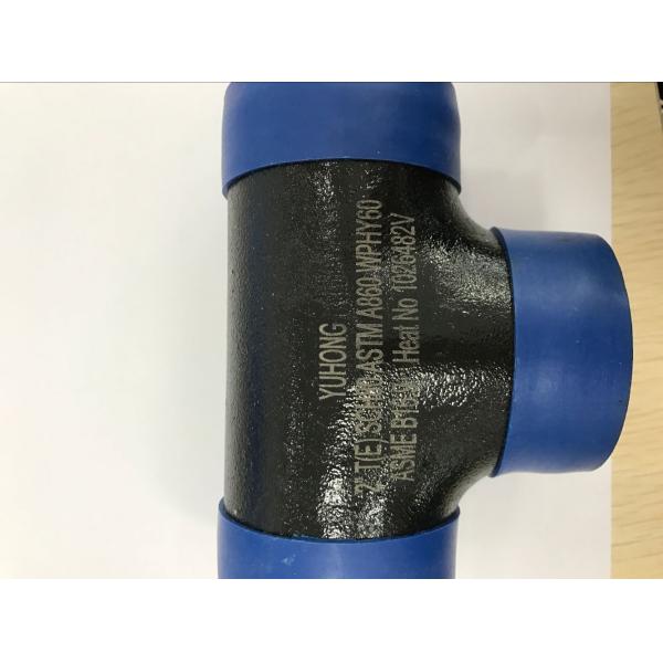 ASTM A860 WPHY 60 Butt Weld Fittings , Equal Tee 1" SCH40 BW B16.9
