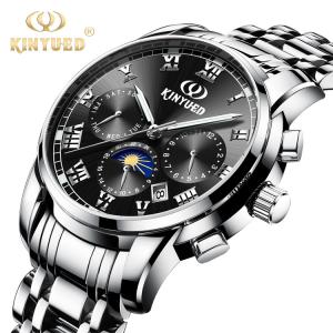 Luminous Mens Mechanical Watches Multi Functional Customized Design