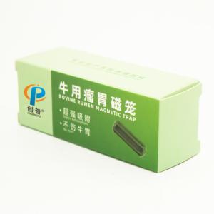 Square Cow Green Groove 0.12kg Rumen Magnet For Cattle Digestion