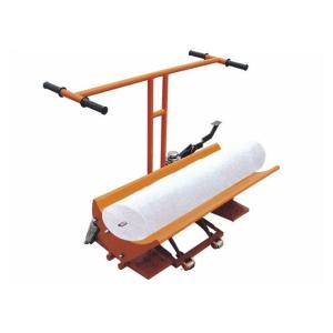 Yellow Warp Beam Pallet Truck Horizontal Transport Manual Fabric Pack And Roll