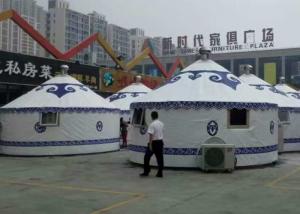 China 50 Square Meters Lodging / Restaurant Mongolian Yurt Tent Houses With Bathroom on sale