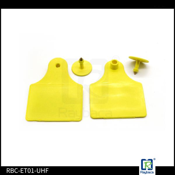 Electronic Custom Livestock Ear Tags ,Animal UHF Tracking Ear Tags For Cattles