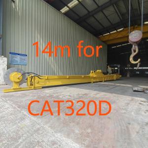 SY215 Excavator Hydraulic Cylinder Telescopic Arm With 0.4 Cbm Digging Bucket