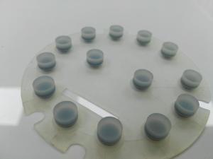 Cheap Simple Design Translucent Silicon Rubber Membrane Panel Switch Button Pad for sale