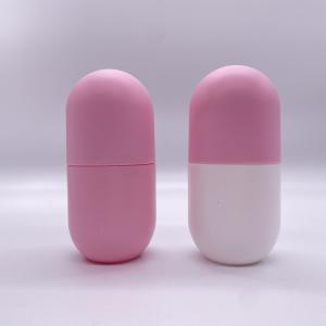 Medicine Container Customized Color Capsule Shaped Bottle with Screw Cap