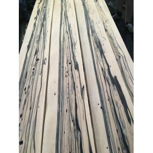 Royal White Ebony Natural Wood Veneer with Unique Creamy White Yellow Background