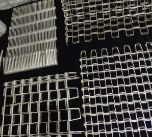 Stainless Steel Enrober Cookies Cake Conveyor Belt Wire Mesh Chain