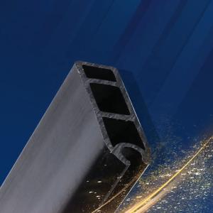 Internal Seal Strip Stopper Black Profiles PVC Extrusion Customized Plastic