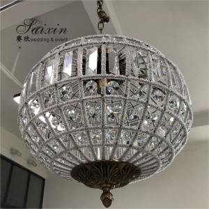 Round Crystal Ball Chandelier Lighting Fixture Lamp Chandeliers Ceiling 60cm