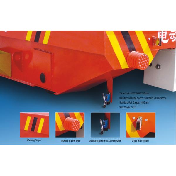 25T Platform Electric Transfer Cart , Automobile Assembly Line Die Transfer Cart