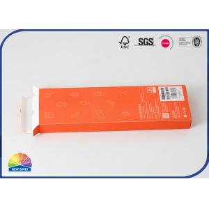 Electrical Watch UV Coating Thin Folding Carton Box With EVA Form