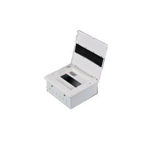 Flush mounted transparent 8 ways electrical distribution box design flexibly