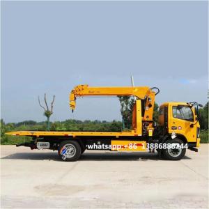 DUOLIKA Traffic clear Tow Truck With Crane Road Rescue Trailer With Crane