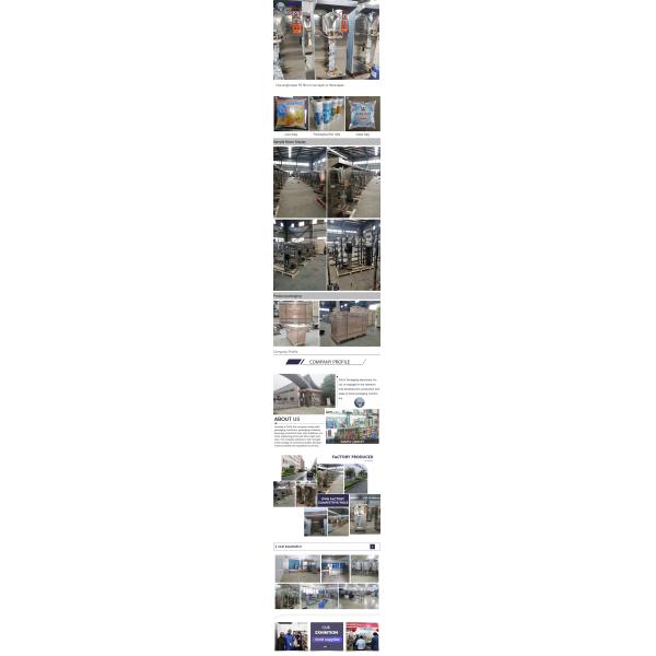 500KG Water Pouch Liquid Packing Machine High Performance