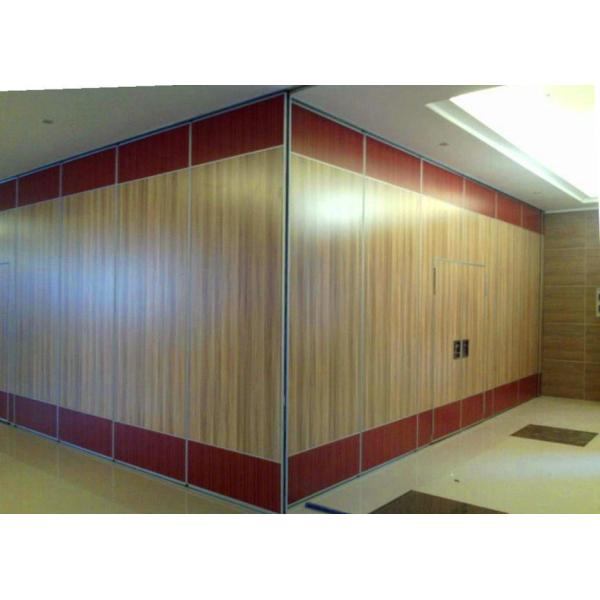 MDF + Aluminum Operable Acoustic Movable Office Partition / Wooden Folding Doors
